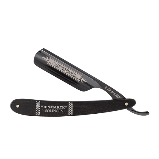 Dovo Bismarck Oxidised 6/8 Cut Throat Razor