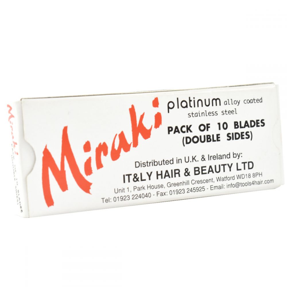 Miraki Platinum Stainless Steel Razor Blades | Cut Throat Club